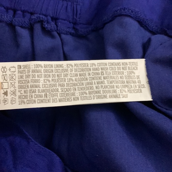 Forever 21 Blue Skater Skirt, Large - Picture 4 of 4